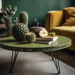 Artistry-and-Comfort-The-Distinctive-Metal-Coffee-Table-in-a-Well-Curated-Room